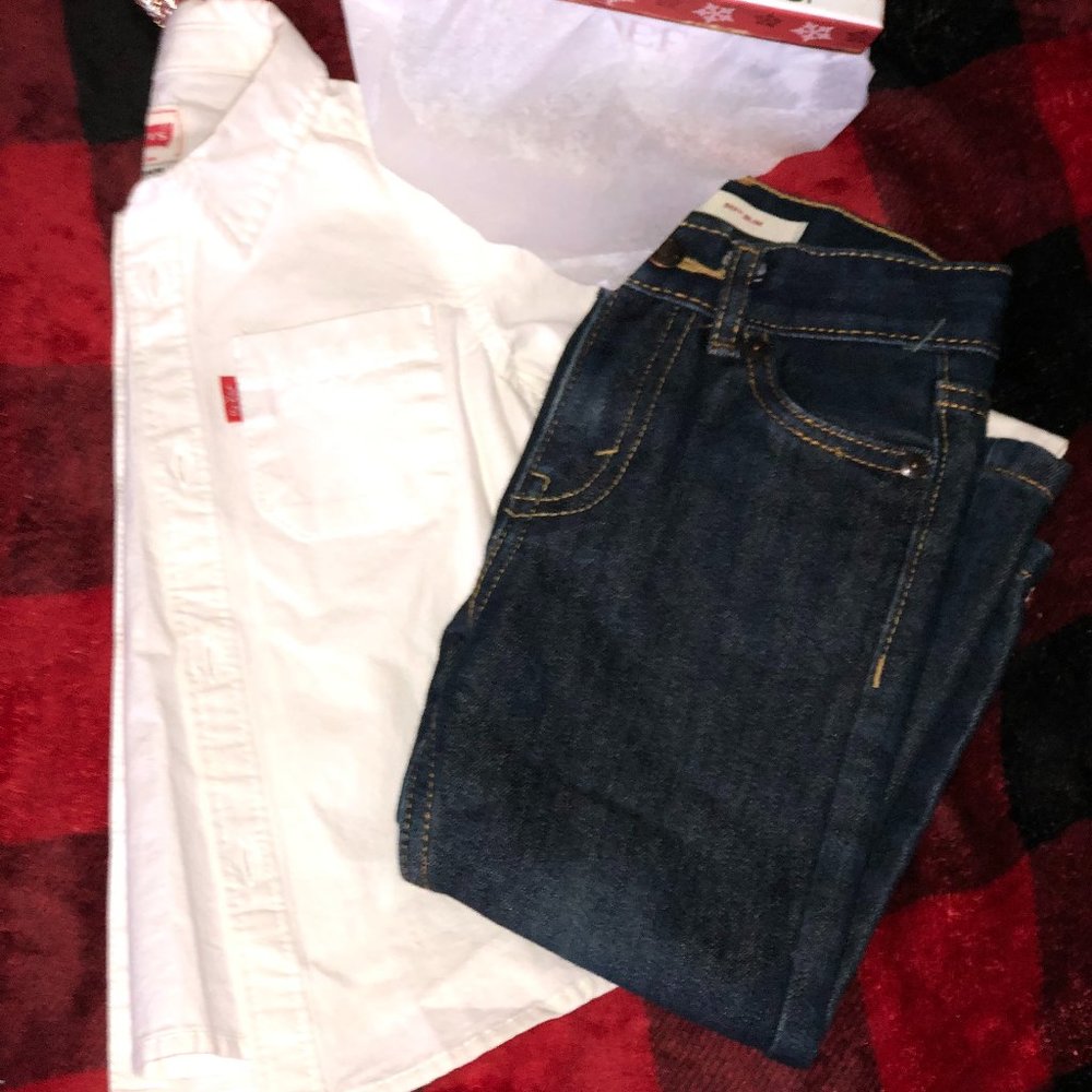HOLIDAY OUTFIT Baby Levi's Outfit